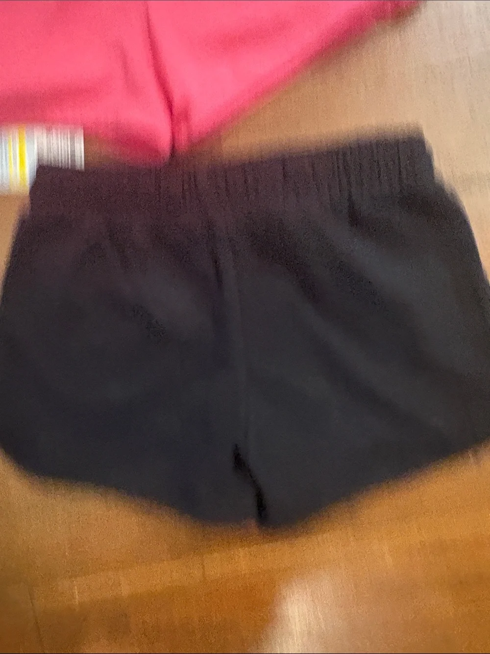 Casual Girls' Drawstring Shorts - Pink & Black